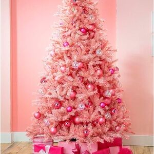 5 ft Pink Holiday Christmas Tree + Hello Kitty Lights